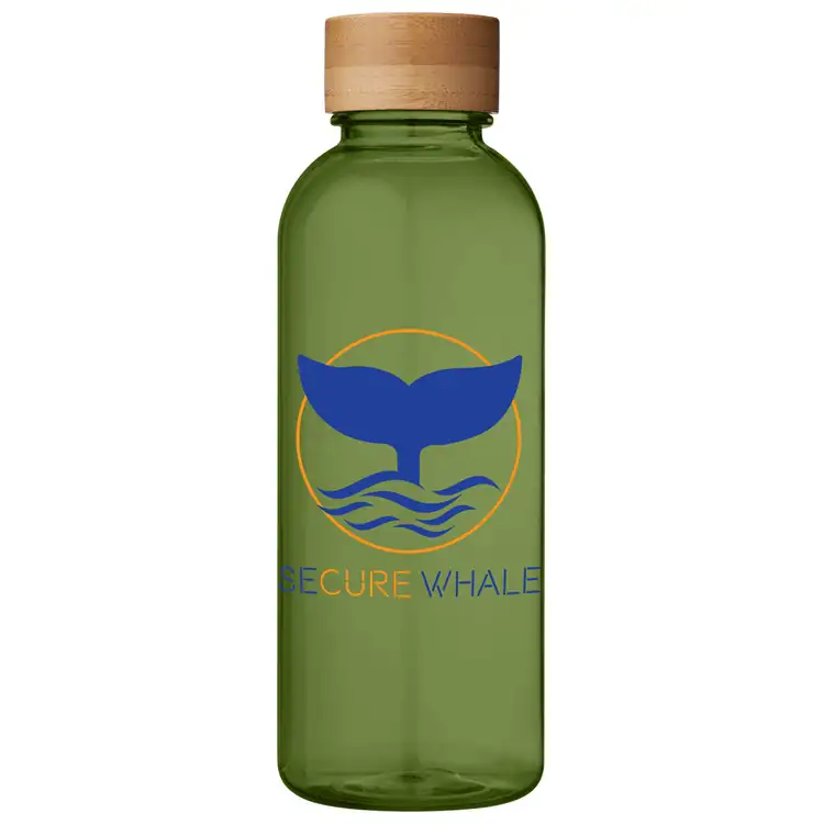 Recycled PET Bottle with Bamboo Lid #3
