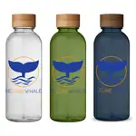 Recycled PET Bottle with Bamboo Lid