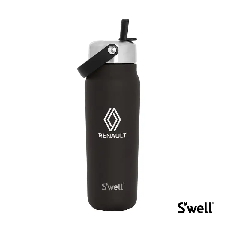 Bouteille isolée S’well Explorer 24 oz avec paille rabattable #2