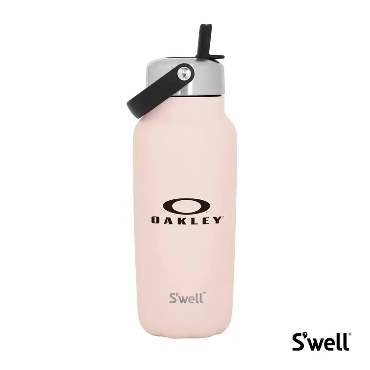 Bouteille isolée S’well Explorer 32 oz avec paille rabattable #5