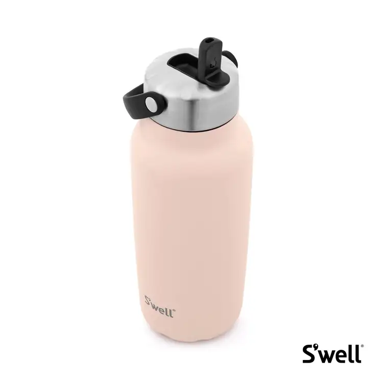 Bouteille isolée S’well Explorer 32 oz avec paille rabattable #8