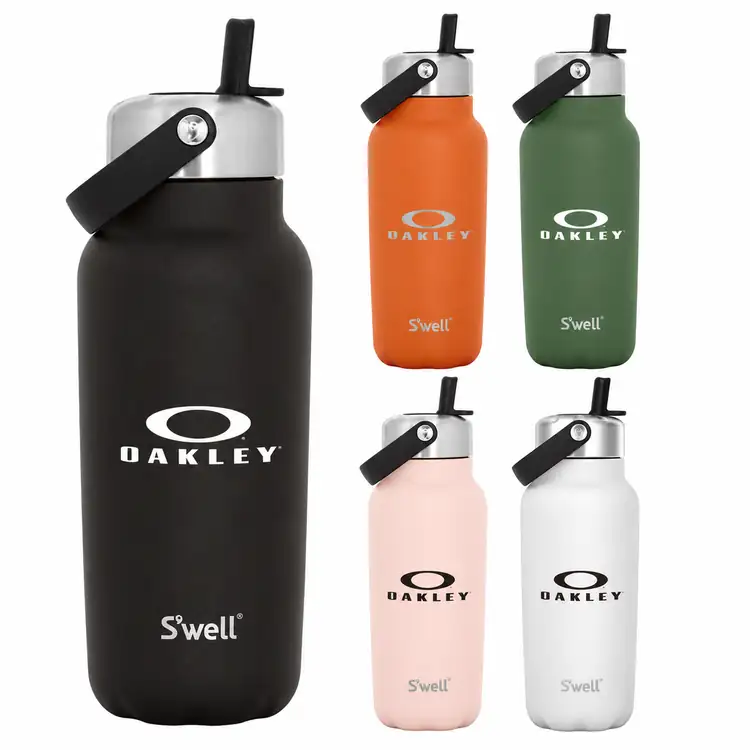 Bouteille isolée S’well Explorer 32 oz avec paille rabattable