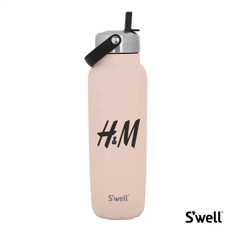 Bouteille isolée S’well Explorer 40 oz avec paille rabattable #5