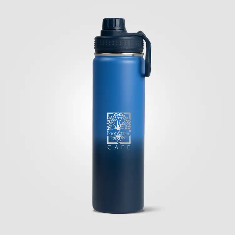 Bouteille isotherme Alaska Ombre en acier inoxydable à fini dégradé 24 oz #17
