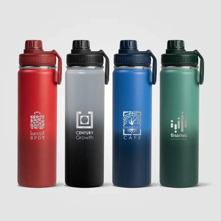 Bouteille isotherme Alaska Ombre en acier inoxydable à fini dégradé 24 oz #3