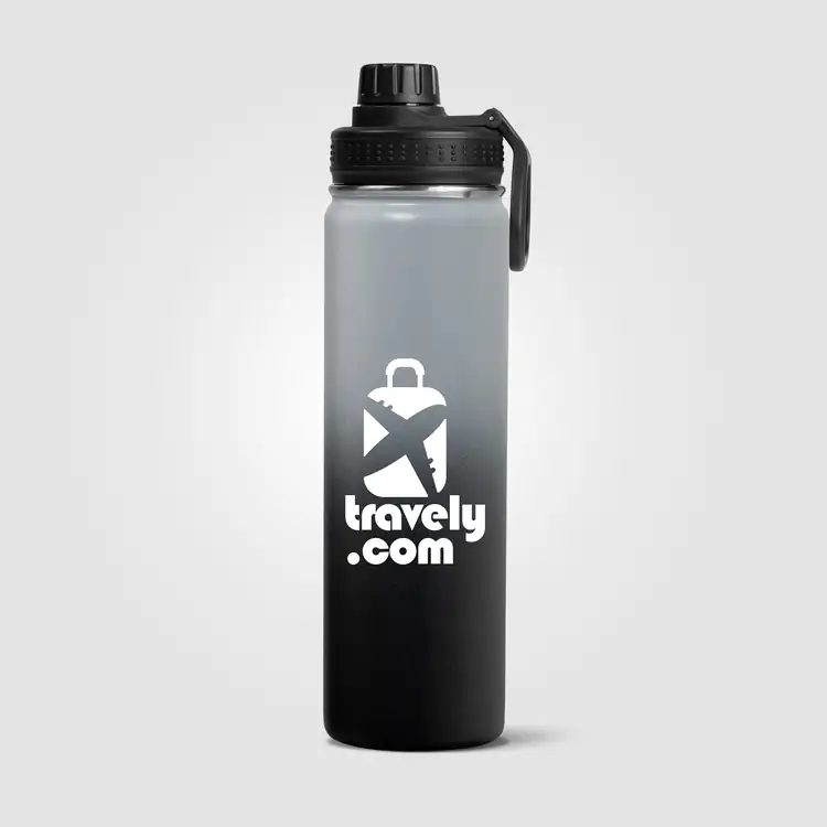 Bouteille isotherme Alaska Ombre en acier inoxydable à fini dégradé 24 oz #6