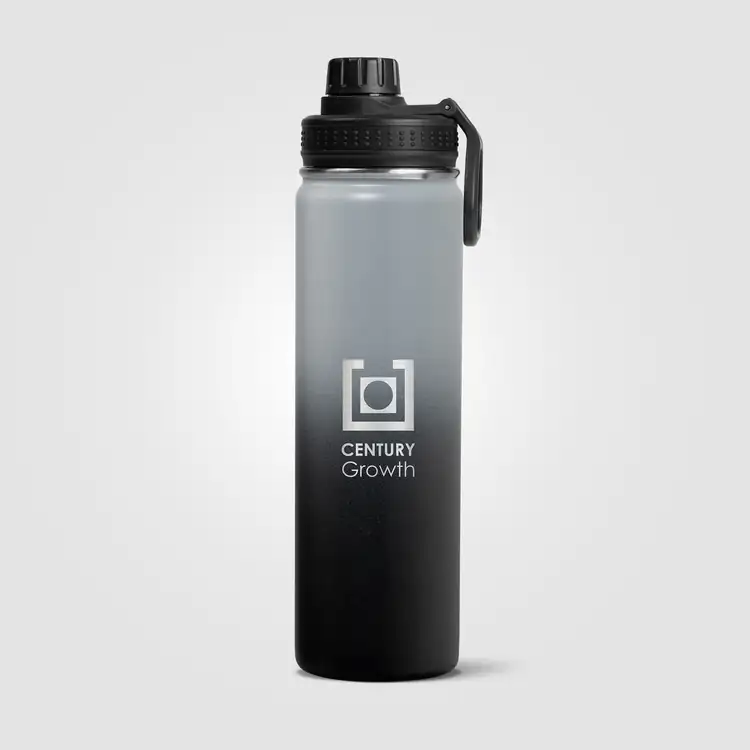 Bouteille isotherme Alaska Ombre en acier inoxydable à fini dégradé 24 oz #7