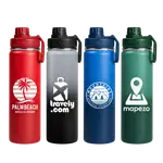 Alaska Ombre Stainless Steel Vacuum Bottle with Gradient Finish 24 oz