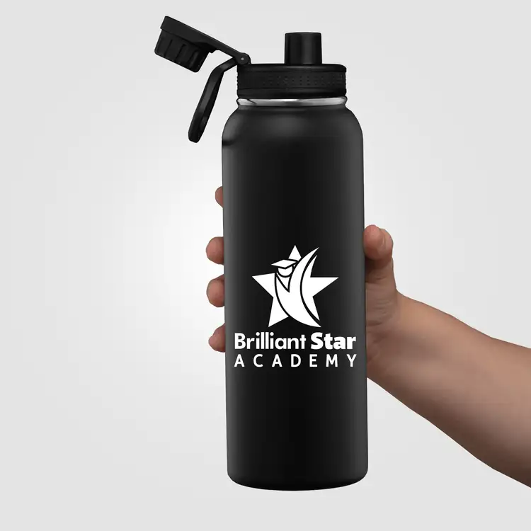 Alaska Ultra Stainless Steel Vacuum Bottle with Carry Handle 40 oz #10