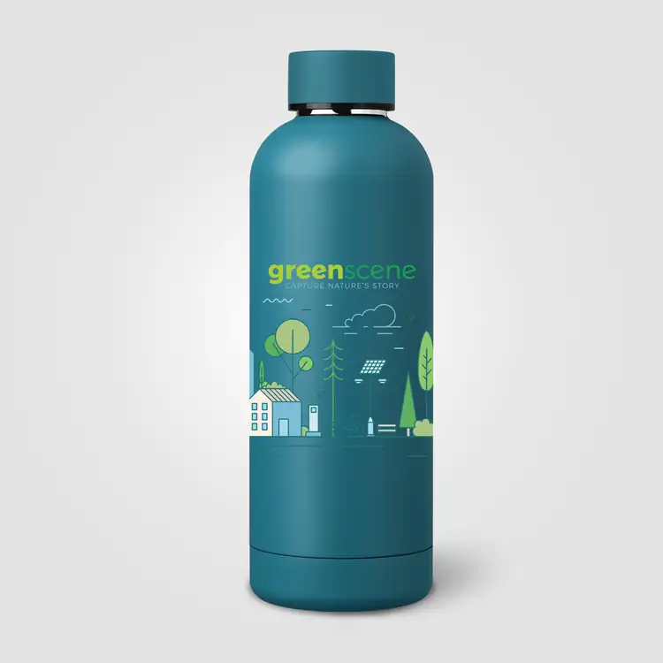 Astrid Recycled Stainless Steel Vacuum Bottle 18 oz #15