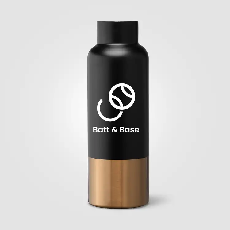 Aurelia Recycled Stainless Steel Vacuum Bottle with Gold Accents 21 oz #17