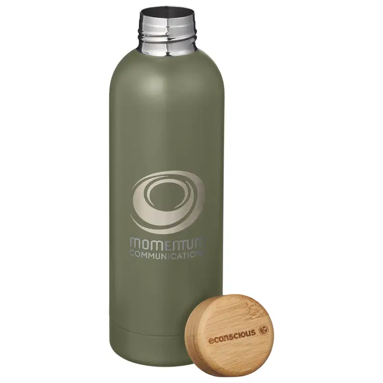 Grove Recycled Steel and Bamboo Vacuum Bottle #8