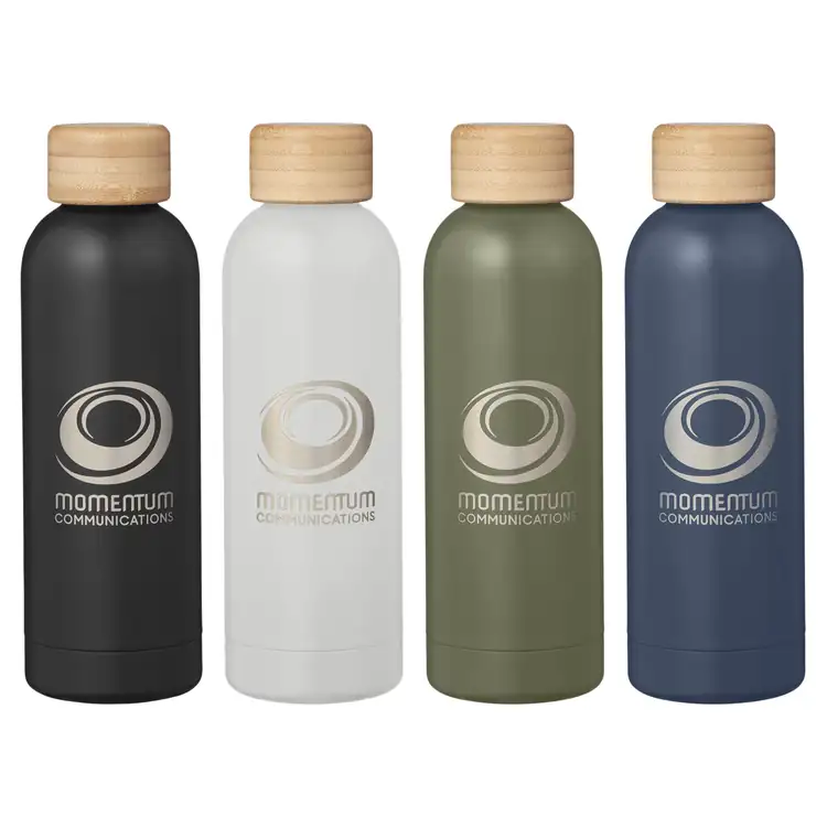 Grove Recycled Steel and Bamboo Vacuum Bottle