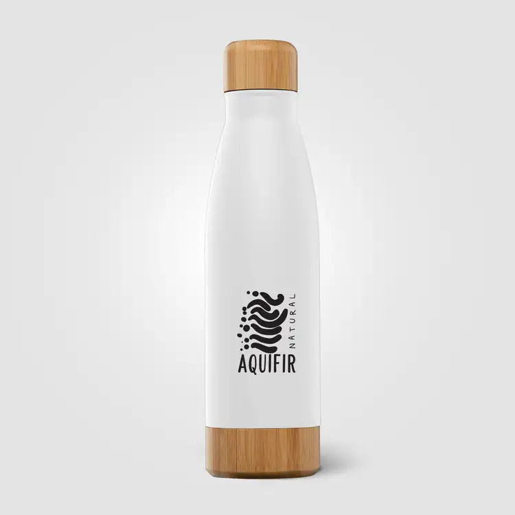 Ibiza Bamboo Stainless Steel Vacuum Bottle with Bamboo Lid and Base 21 oz #5