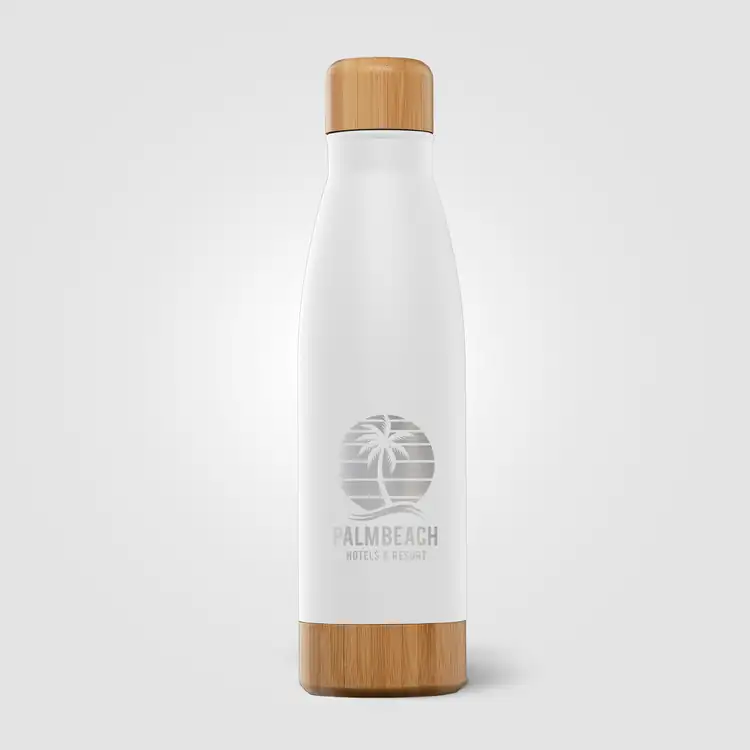 Ibiza Bamboo Stainless Steel Vacuum Bottle with Bamboo Lid and Base 21 oz #6