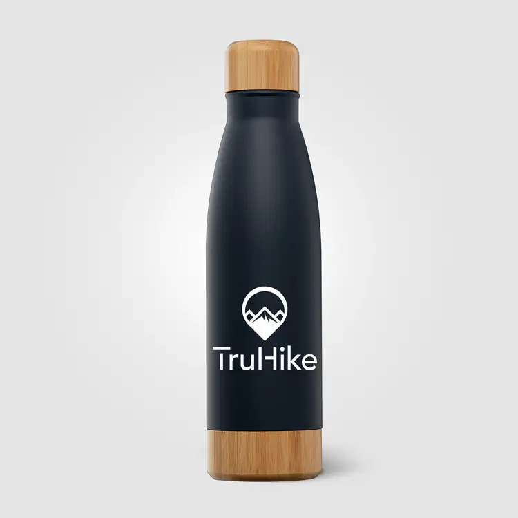 Ibiza Bamboo Stainless Steel Vacuum Bottle with Bamboo Lid and Base 21 oz #9