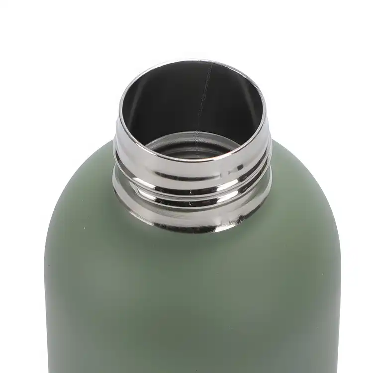 Bouteille isotherme Lexi 17 oz en acier inoxydable écologique avec couvercle en bambou #11