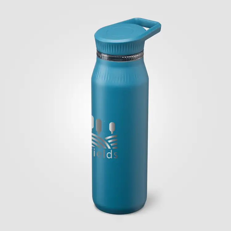 Bouteille isotherme Majesty en acier inoxydable recyclé à double couvercle 25 oz #14
