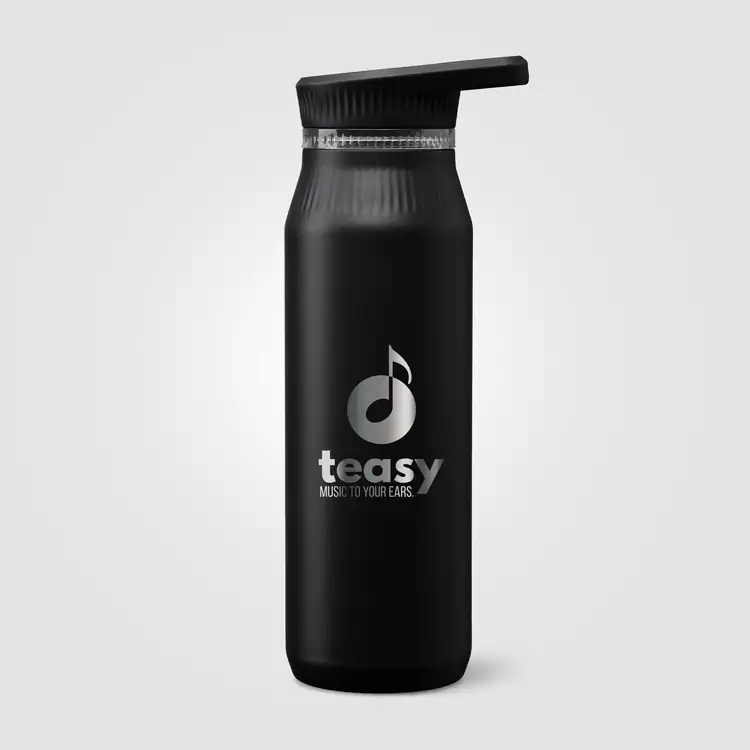 Bouteille isotherme Majesty en acier inoxydable recyclé à double couvercle 25 oz #5