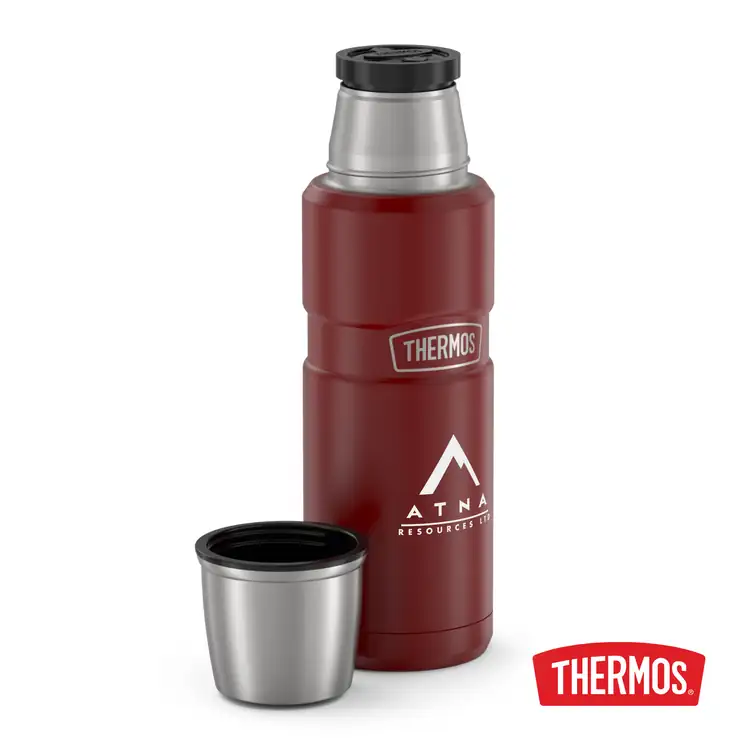 Thermos King Insulated Beverage Bottle 16 oz with Cup #7
