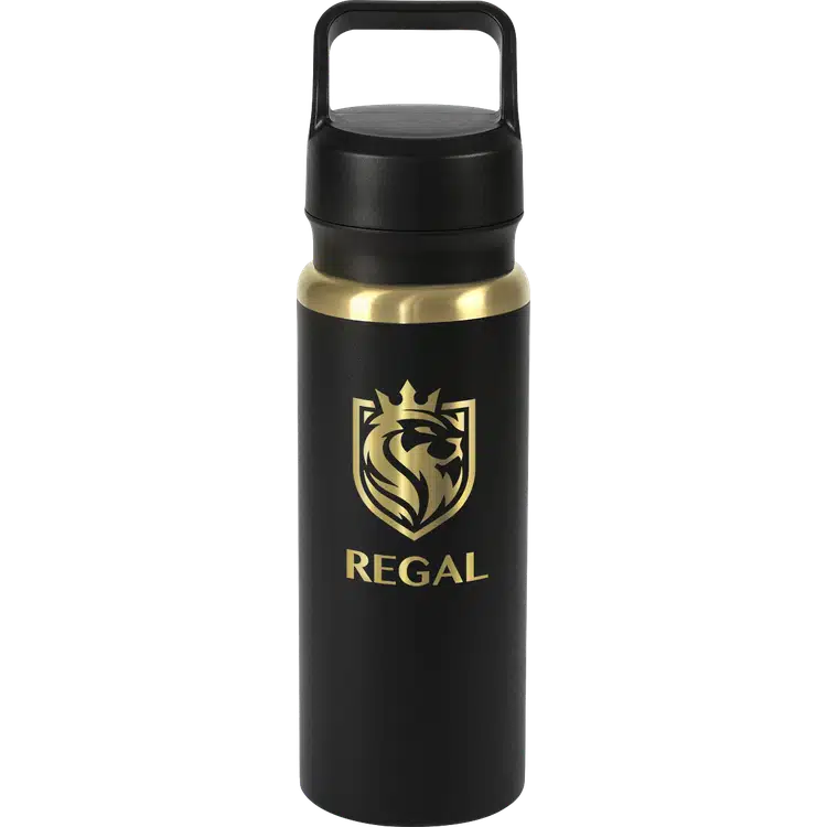 28oz Urban Peak Gold Dual Top Vacuum Water Bottle #4