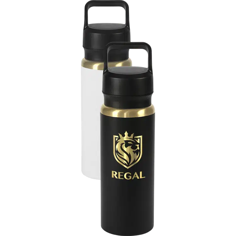 28oz Urban Peak Gold Dual Top Vacuum Water Bottle