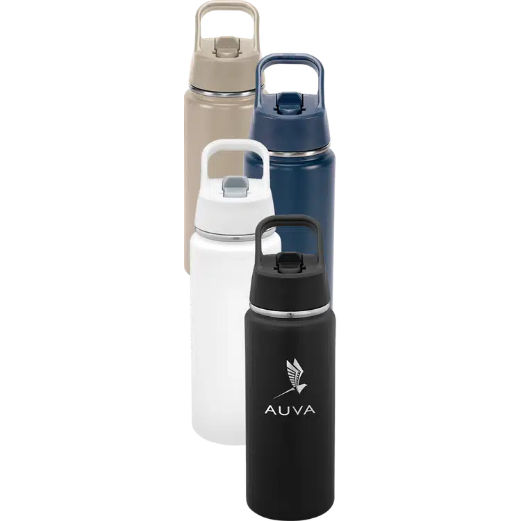 20oz Urban Peak Portage Flip Straw Vacuum Water Bottle