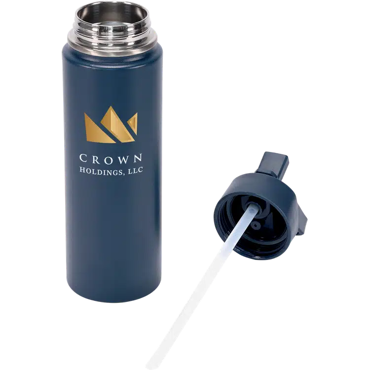 25oz Urban Peak Portage Flip Straw Vacuum Water Bottle #7