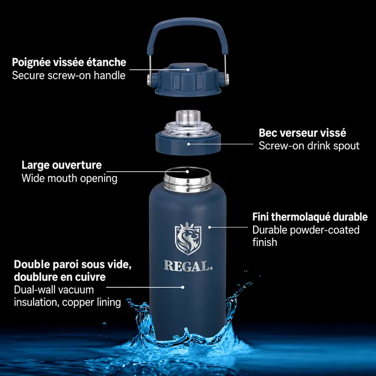 Urban Peak 34oz Dual Top Vacuum Water Bottle #4