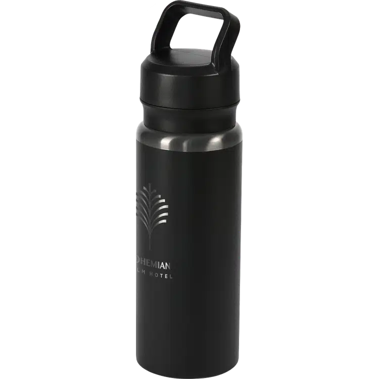 28oz Urban Peak Black Chrome Dual Top Vacuum Water Bottle #2