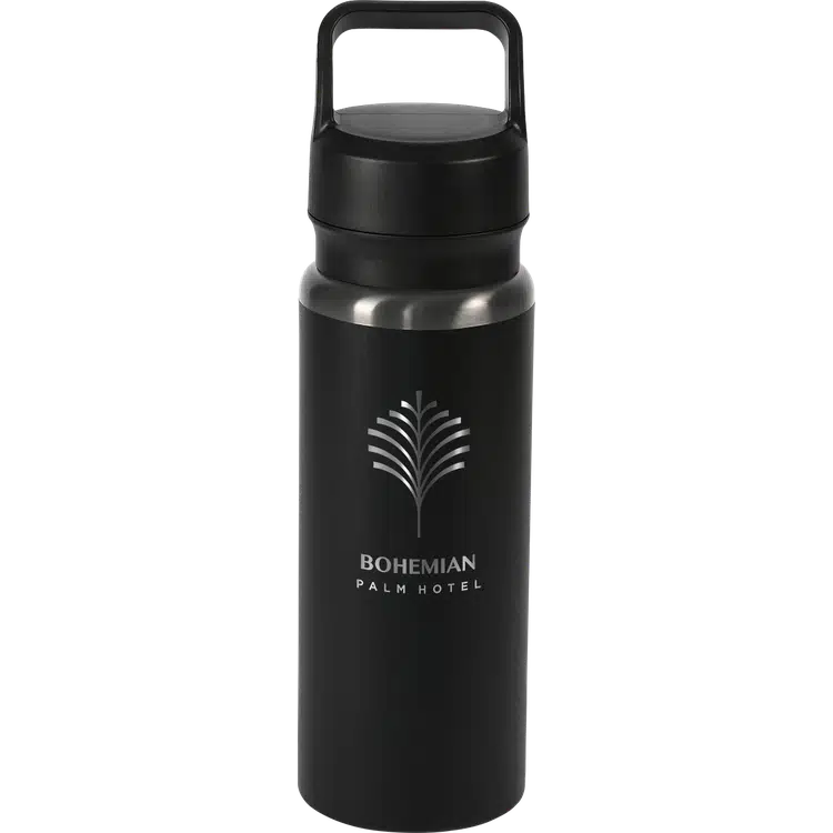 28oz Urban Peak Black Chrome Dual Top Vacuum Water Bottle #4