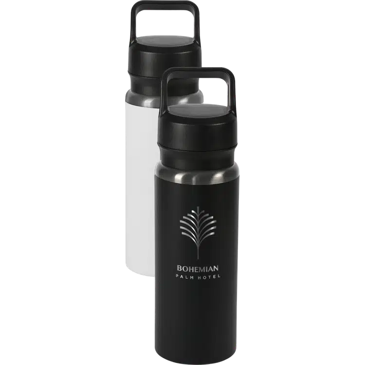 28oz Urban Peak Black Chrome Dual Top Vacuum Water Bottle