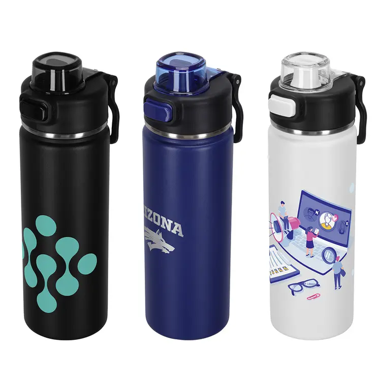 Austin 20 oz Eco-Friendly Leak-Proof Vacuum Bottle with Push-Button #2