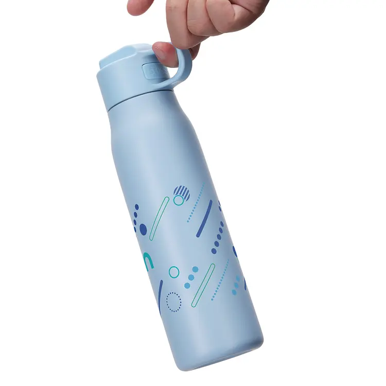 SENSO Lakeway 22 oz Eco-Friendly Vacuum Insulated Bottle w/ Push-Button #2