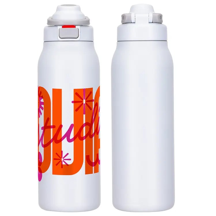 SENSO Mission 32 oz Eco-Friendly 2 in 1 Sip & Chug Duoflow Vacuum Insulated Bottle #10