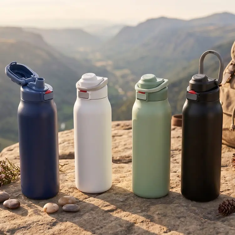 SENSO Mission 32 oz Eco-Friendly 2 in 1 Sip & Chug Duoflow Vacuum Insulated Bottle #6