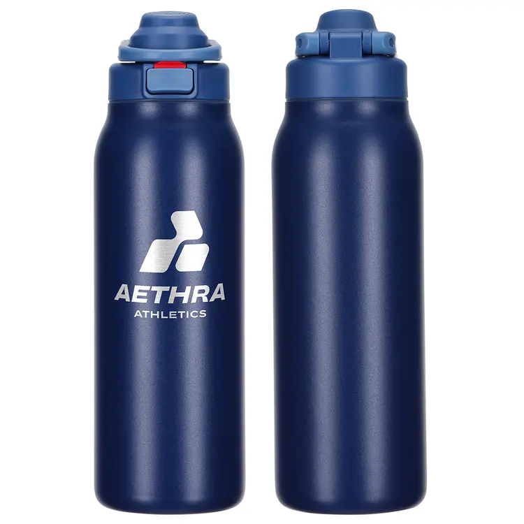 SENSO Mission 32 oz Eco-Friendly 2 in 1 Sip & Chug Duoflow Vacuum Insulated Bottle #8