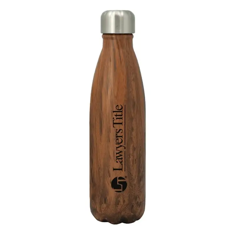 Edinburgh Wood or Marble Look Insulated Bottle #3