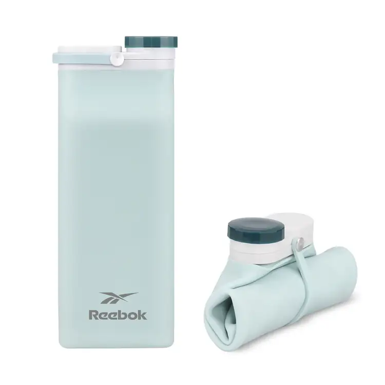 Bouteille pliable 20 oz en silicone avec paille #2