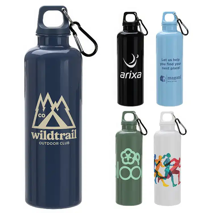 Aloha 25 oz RPET Reusable Bottle with Carabiner