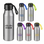 Ashmore Sport Bottle 22 oz with Coloured Rope Handle