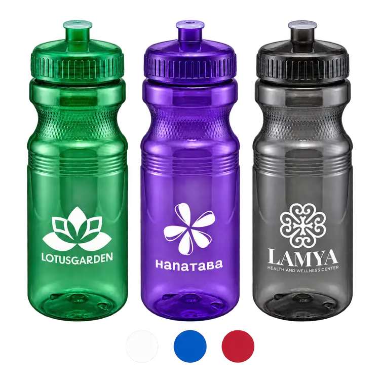 Bouteille sport Fitness en plastique 24 oz