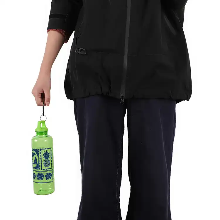 Aloha 25 oz RPET Reusable Translucent Bottle with Carabiner #8