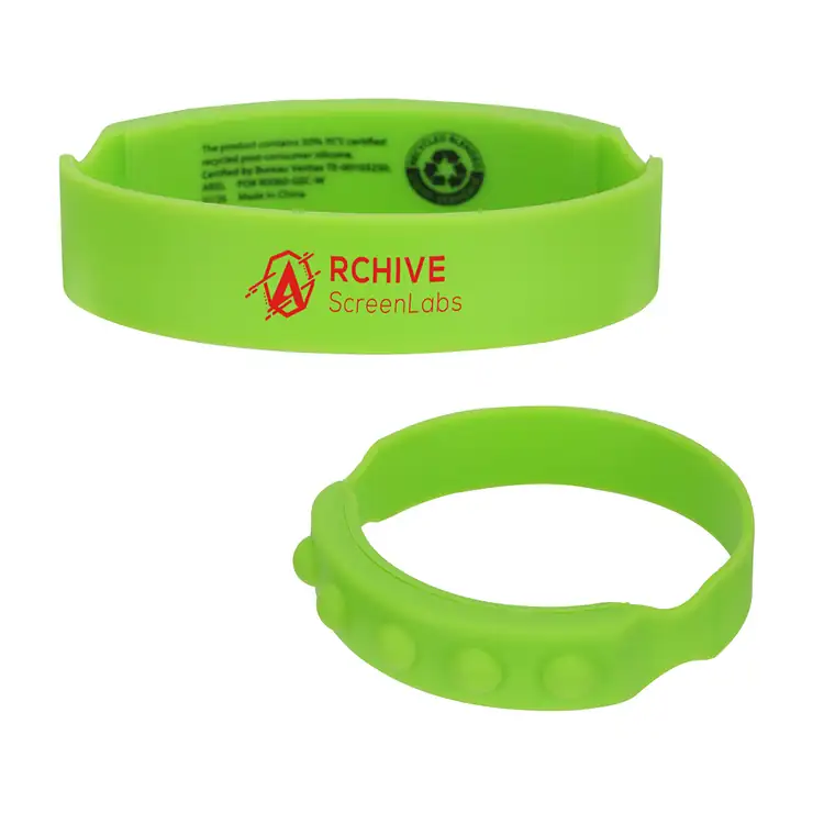 Push Pop Recycled Silicone Wristband #4