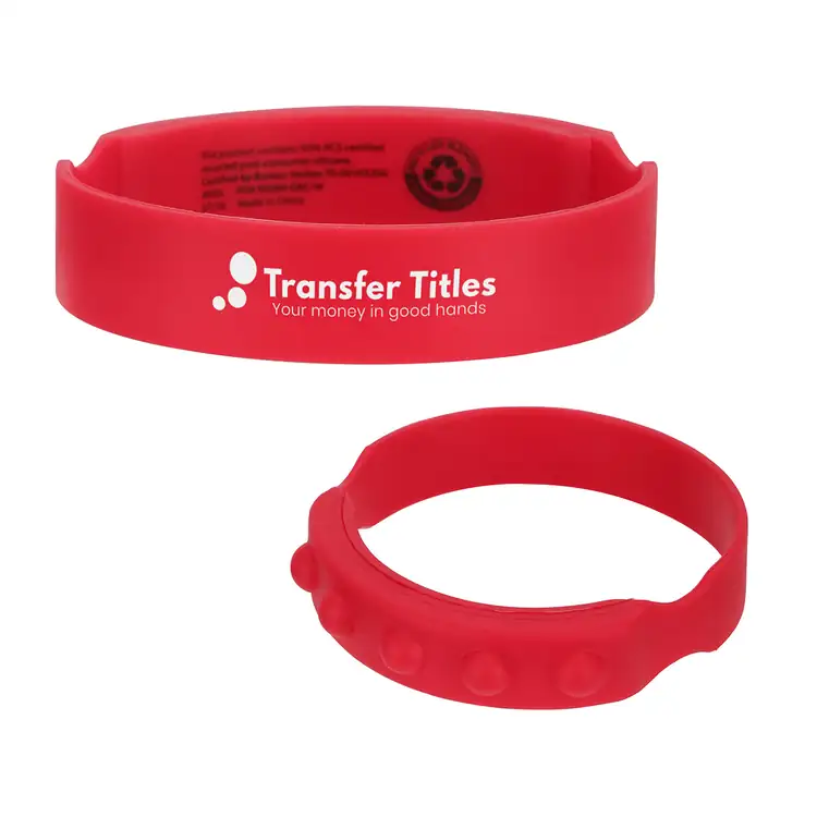 Push Pop Recycled Silicone Wristband #6