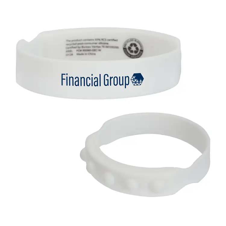 Push Pop Recycled Silicone Wristband #8