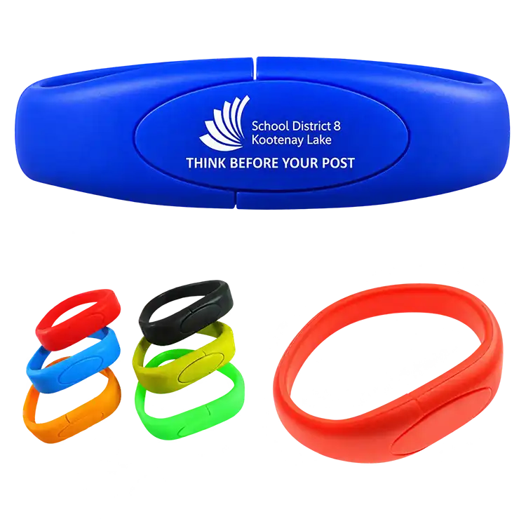 Bracelet USB ovale