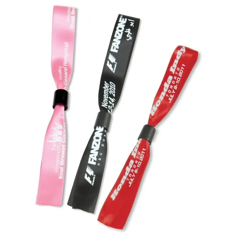 Fabric Wristband with Screen Printing