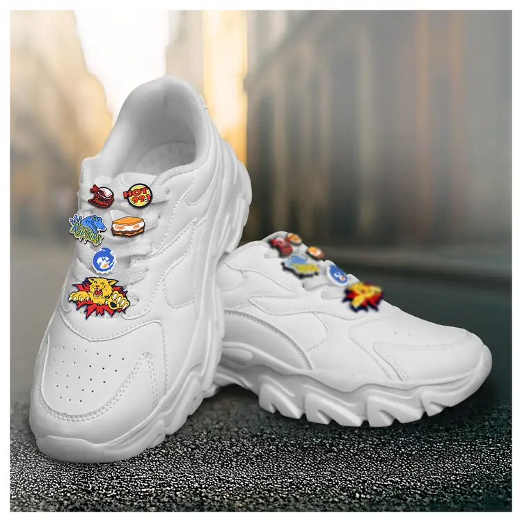 Breloques de lacets en PVC moulé #7