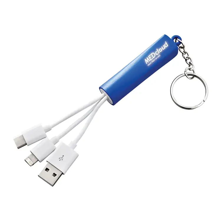 Câble de recharge Route à logo lumineux et porte-clés #2